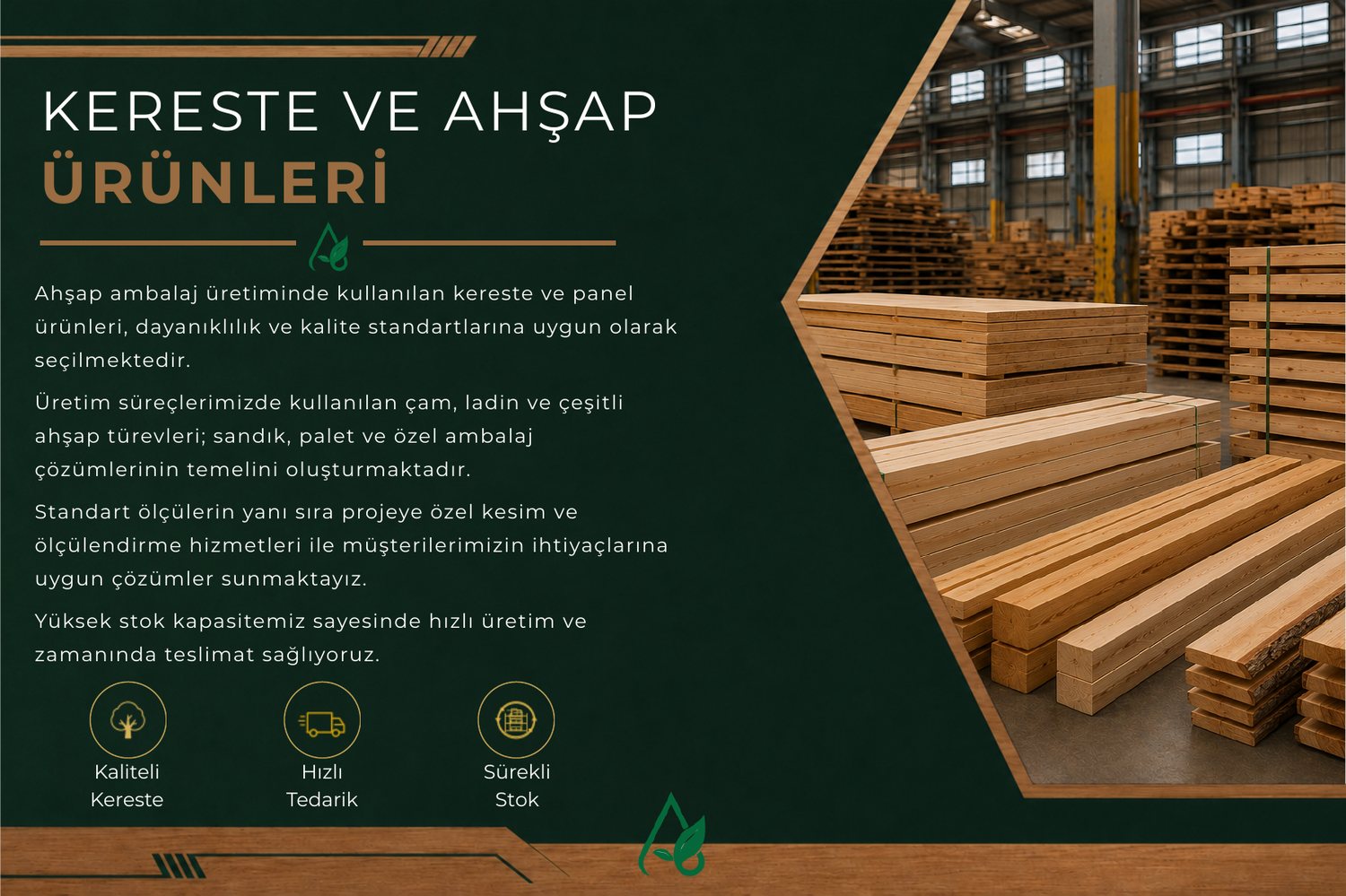 Kereste ve ahşap ürünleri
